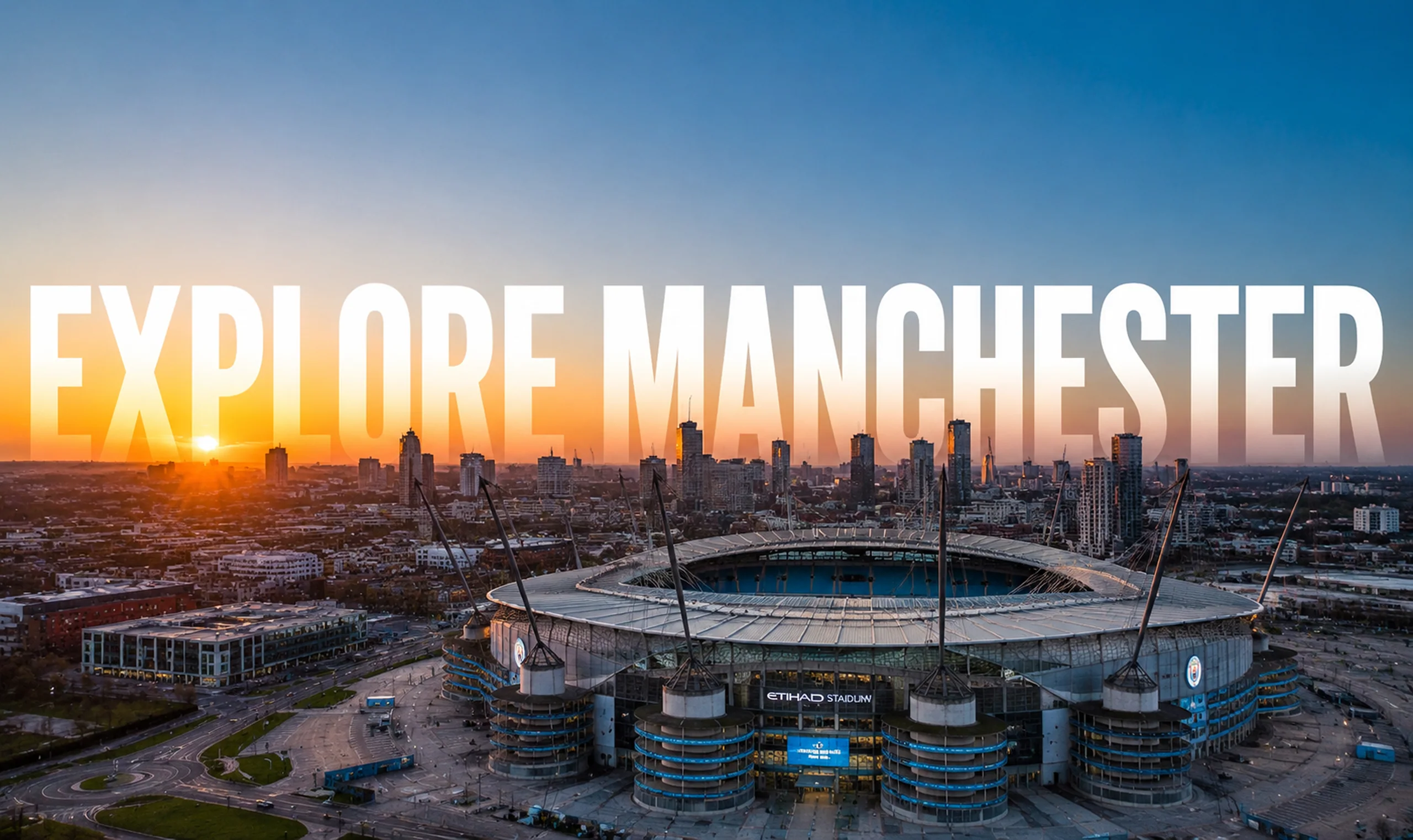 Explore Manchester stadium skyline for Cultures Exchange school trips